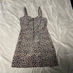 Cheetah print dress